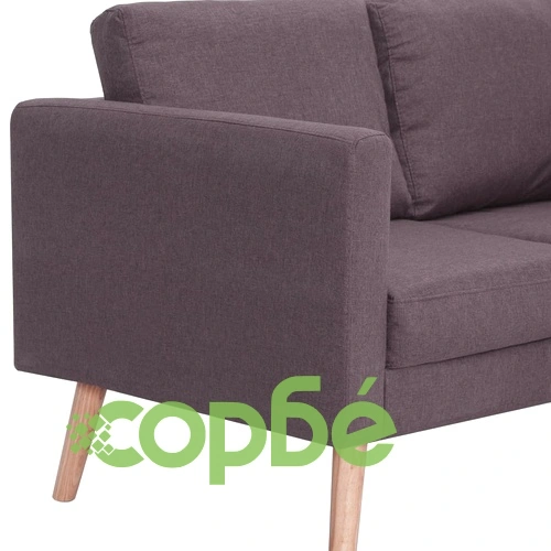 2-местен диван, текстил, таупе ➤ топ цена ➤ sorbe.bg