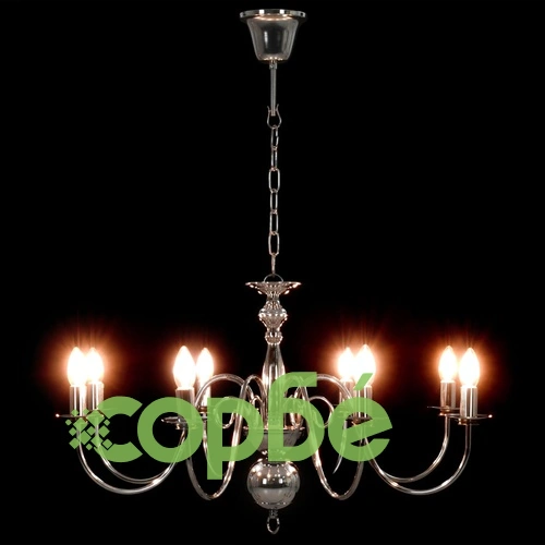 Полилей сребрист 8 x E14 крушки ➤ топ цена ➤ sorbe.bg