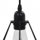Таванна лампа с дизайн диаманти, черна, 3 x E27 крушки