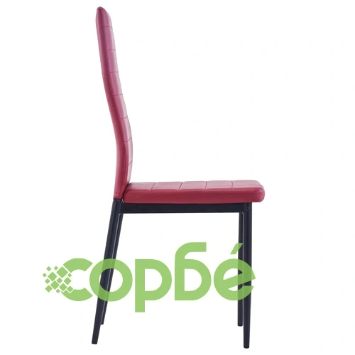 Трапезен комплект, пет части, виненочервен ➤ топ цена ➤ sorbe.bg