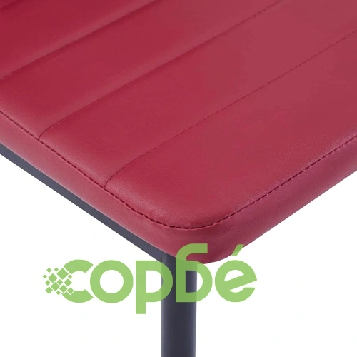 Трапезен комплект, седем части, виненочервен ➤ топ цена ➤ sorbe.bg