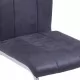 Конзолни трапезни столове, 2 бр, сиви, изкуствен велур