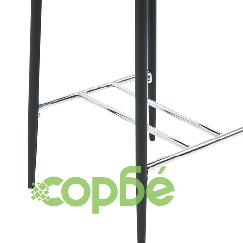 Бар табуретки, 2 бр, сиви, изкуствена кожа ➤ топ цена ➤ sorbe.bg