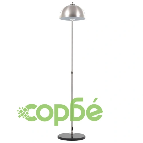 Наземна лампа с арковиден дизайн, 60 W, сребриста, E27, 170 см ➤ топ цена ➤ sorbe.bg