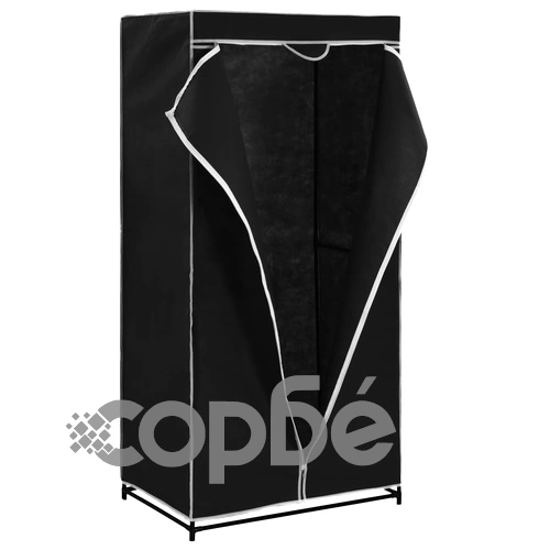 Гардероби, 2 бр, черни, 75x50x160 см ➤ топ цена ➤ sorbe.bg