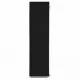 Гардероб с отделения и лостове, черен, 150x45x175 см, плат