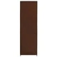 Гардероб, кафяв, 87x49x159 см, текстил