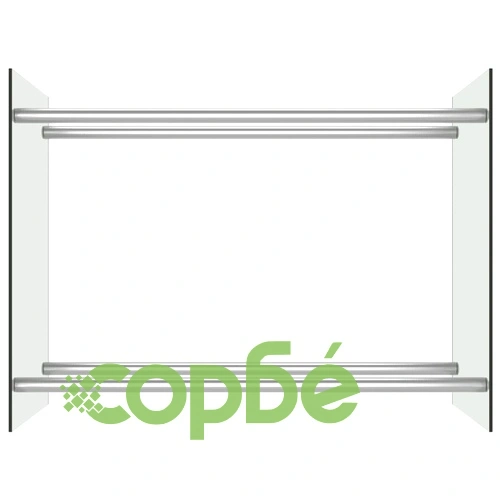 Стойка за дърва, прозрачна, 80x35x60 см, стъкло ➤ топ цена ➤ sorbe.bg