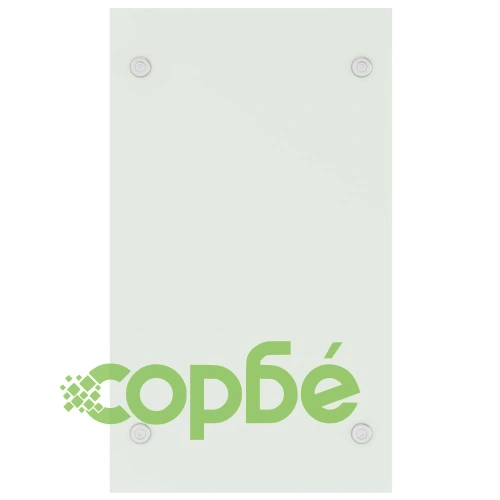 Стойка за дърва, бяла, 80x35x60 см, стъкло ➤ топ цена ➤ sorbe.bg