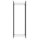 Стойка за дърва, черна, 40x35x120 см, стъкло