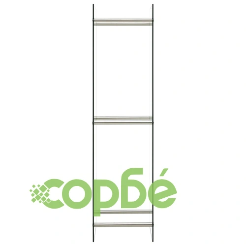 Стойка за дърва, прозрачна, 40x35x160 см, стъкло ➤ топ цена ➤ sorbe.bg