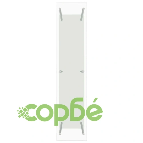 Стойка за дърва, прозрачна, 80x35x160 см, стъкло ➤ топ цена ➤ sorbe.bg