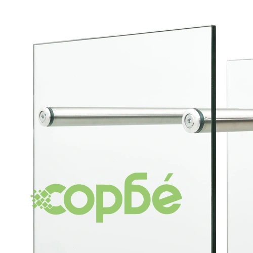 Стойка за дърва, прозрачна, 80x35x160 см, стъкло ➤ топ цена ➤ sorbe.bg