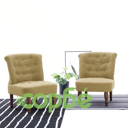 Френски стол, зелен, текстил ➤ топ цена ➤ sorbe.bg