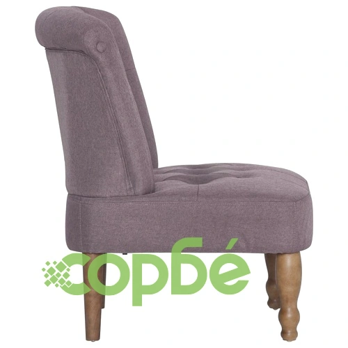 Френски стол, таупе, текстил ➤ топ цена ➤ sorbe.bg