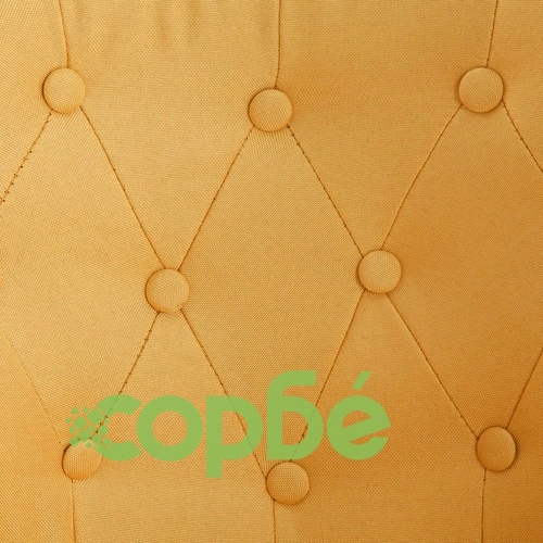 Френски столове, 2 бр, жълти, текстил ➤ топ цена ➤ sorbe.bg