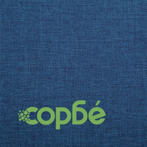 Фотьойл с кубична форма, син, текстил ➤ топ цена ➤ sorbe.bg