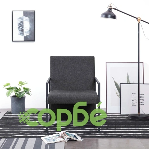 Фотьойл, сив, текстил ➤ топ цена ➤ sorbe.bg