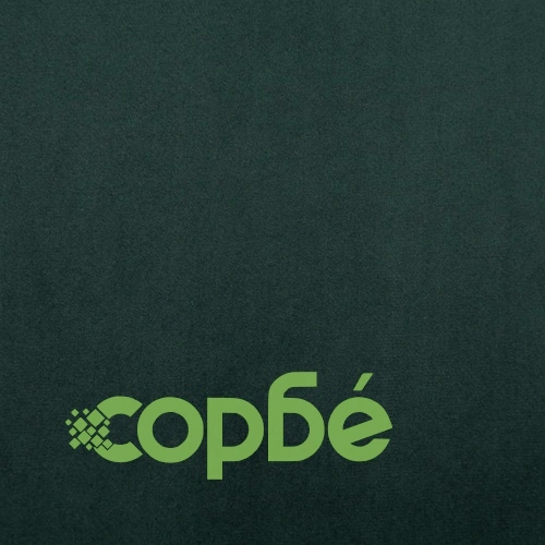 Фотьойл с хромирани крака, тъмнозелен, кадифе ➤ топ цена ➤ sorbe.bg
