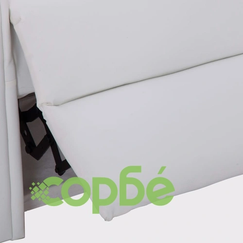 Реклайнер, бял, изкуствена кожа ➤ топ цена ➤ sorbe.bg