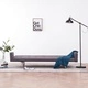 282226  Sofa Bed with Armrest Taupe Polyester
