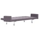 282226  Sofa Bed with Armrest Taupe Polyester