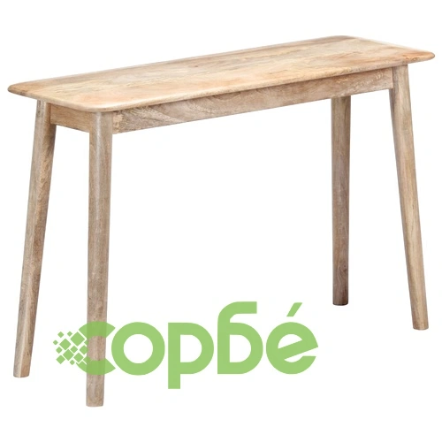 Конзолна маса, 115x40x76 cм, манго масив ➤ топ цена ➤ sorbe.bg