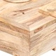 Маса за кафе в стил касета, 100x52x45 см, мангово дърво масив