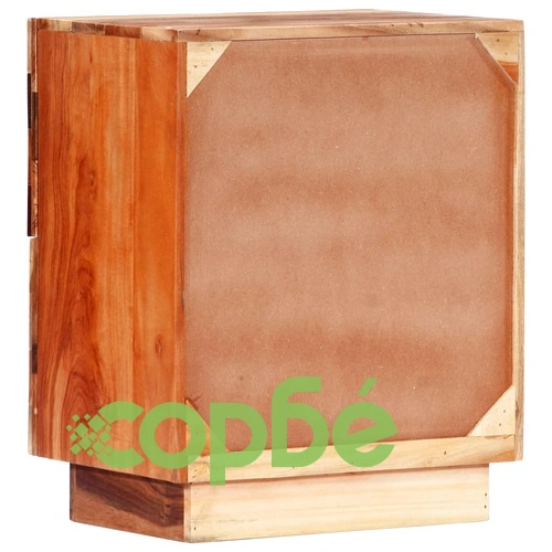 Нощно шкафче, 40х30х50 см, регенерирано дърво масив ➤ топ цена ➤ sorbe.bg