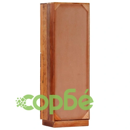 Висок шкаф, 40x32x122 см, регенерирана дървесина масив ➤ топ цена ➤ sorbe.bg