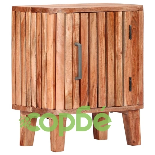 Нощно шкафче, 40х30х50 см, акация масив ➤ топ цена ➤ sorbe.bg