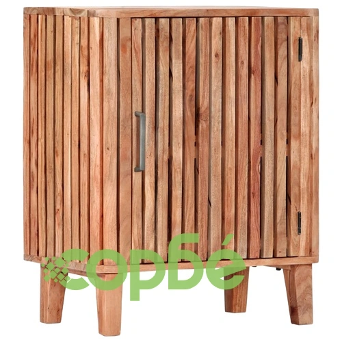 Шкаф, 60x35x73 см, акациево дърво масив ➤ топ цена ➤ sorbe.bg