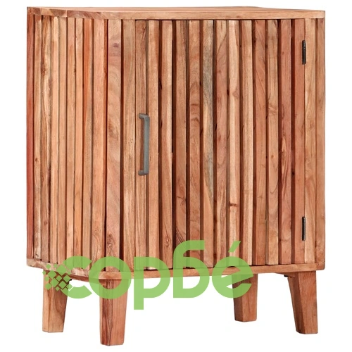 Шкаф, 60x35x73 см, акациево дърво масив ➤ топ цена ➤ sorbe.bg