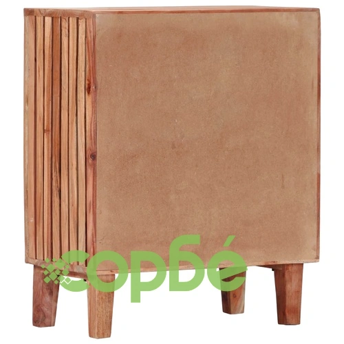 Шкаф, 60x35x73 см, акациево дърво масив ➤ топ цена ➤ sorbe.bg