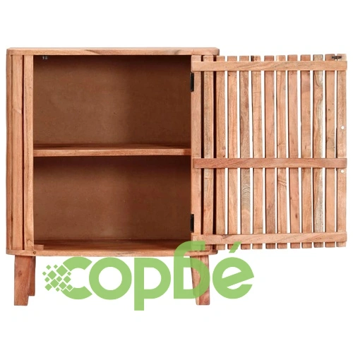 Шкаф, 60x35x73 см, акациево дърво масив ➤ топ цена ➤ sorbe.bg