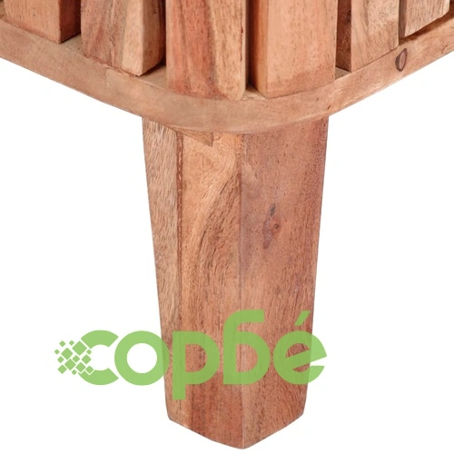 Шкаф, 60x35x73 см, акациево дърво масив ➤ топ цена ➤ sorbe.bg