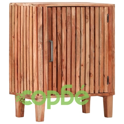 Шкаф, 60x35x73 см, акациево дърво масив ➤ топ цена ➤ sorbe.bg