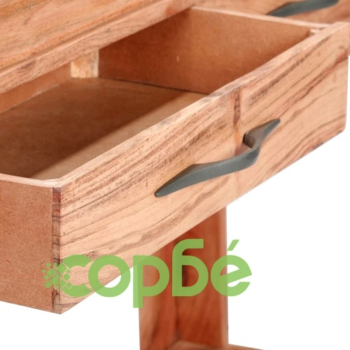 Конзолна маса, 120x35x75 cм, акация масив ➤ топ цена ➤ sorbe.bg