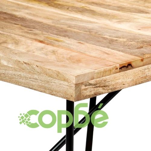 Трапезна маса, 180x90x76 cм, мангово дърво масив ➤ топ цена ➤ sorbe.bg