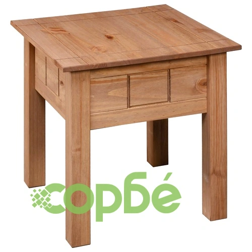 Нощно шкафче, 50,5x50,5x52,5 см, бор, стил Панама ➤ топ цена ➤ sorbe.bg