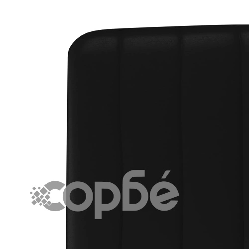 Трапезни столове, 4 бр, черни, изкуствена кожа ➤ топ цена ➤ sorbe.bg