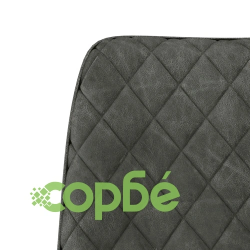 Трапезни столове, 2 бр, сиви, изкуствен велур ➤ топ цена ➤ sorbe.bg