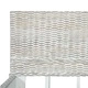 Рамка за легло сив естествен ратан 180x200 см