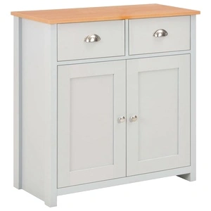 Бюфет, сив, 79x35x81 см