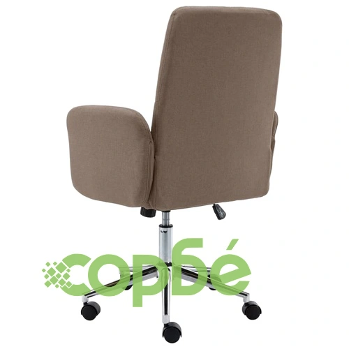 Офис стол, таупе, текстил ➤ топ цена ➤ sorbe.bg