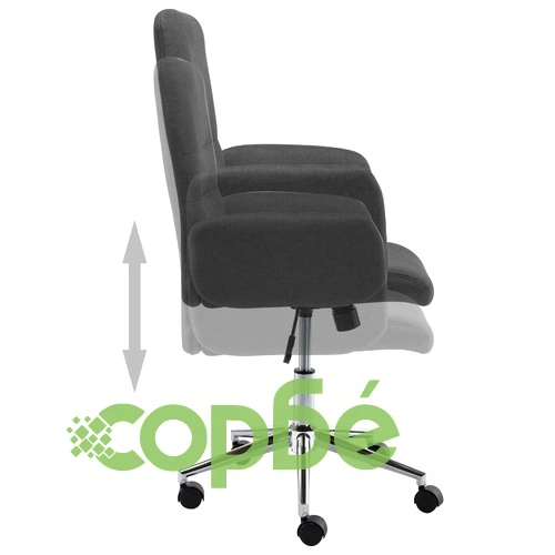 Офис стол, сив, текстил ➤ топ цена ➤ sorbe.bg