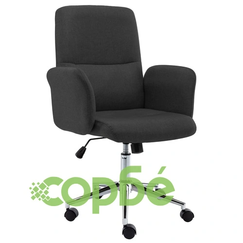 Офис стол, черен, плат ➤ топ цена ➤ sorbe.bg