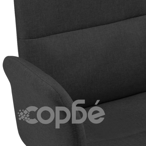 Офис стол, черен, плат ➤ топ цена ➤ sorbe.bg