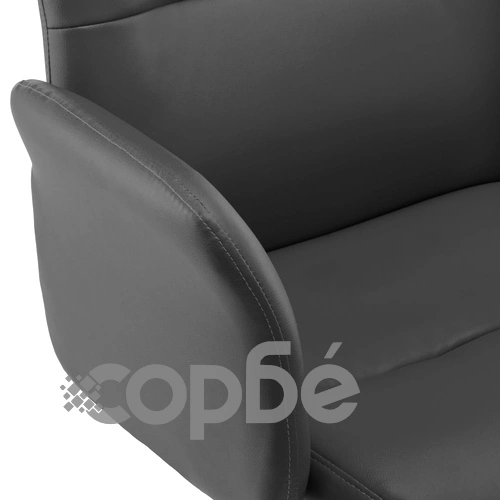 Офис стол, сив, изкуствена кожа ➤ топ цена ➤ sorbe.bg