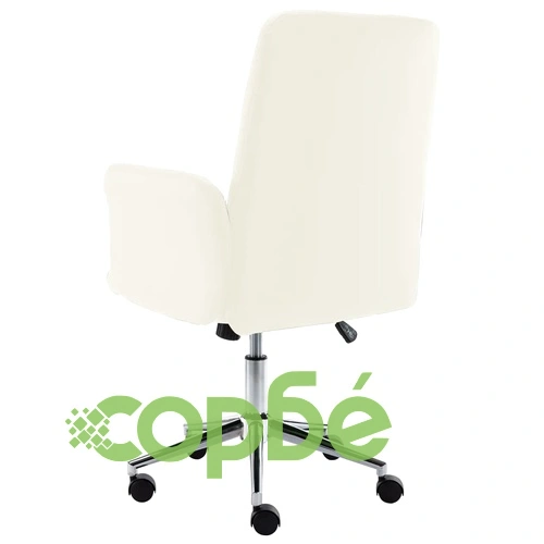 Офис стол, кремав, изкуствена кожа ➤ топ цена ➤ sorbe.bg